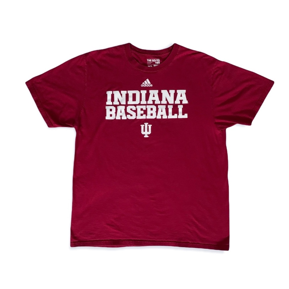 Adidas Burgundy Go-To Crew T-Shirt - XL